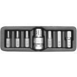 Yato YT-0412 - Set capete de insurubare profil HEX 7 bucati