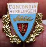 I.806 INSIGNA GERMANIA STICKPIN MUZICA LIRA COR CONCORDIA HERRLINGEN W&uuml;rttemberg, Europa