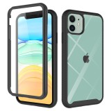 Husa iPhone 11 Techsuit Defense360 Pro Neagra + Folie Protectie, Silicon, TPU, Policarbonat