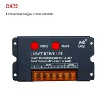 Controller Dimmer Led 12V-24V DC, 32A, C432, CE Contact Electric