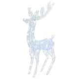 Cumpara ieftin Ren de Craciun, 250 LED-uri, alb rece, 180 cm, acril, XXL