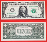 USA SUA █ bancnota █ 1 Dollar █ 2017 █ P-544 █ E5 Richmond █ UNC █ necirculata