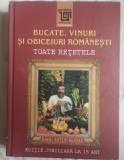 Radu Anton Roman-Bucate vinuri și obiceiuri romanesti