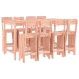 Set bar de gradina, 9 piese, lemn masiv douglas
