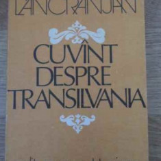 CUVANT DESPRE TRANSILVANIA-ION LANCRANJAN