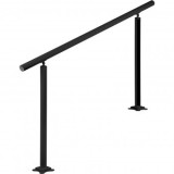 Balustrada aluminiu, max 5 trepte Vivatechnix Negru Mat, Inaltime 91 cm, lungime 152.8 cm, pozitii reglabile