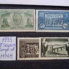 1933-Turnu Severincomplet set-orig. gum -MNH