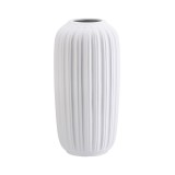 Vaza flori ceramica alba 15 x 30 cm