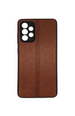 Husa Samsung A13 5G a136 A04s a047 Silicon Brown Leather foto