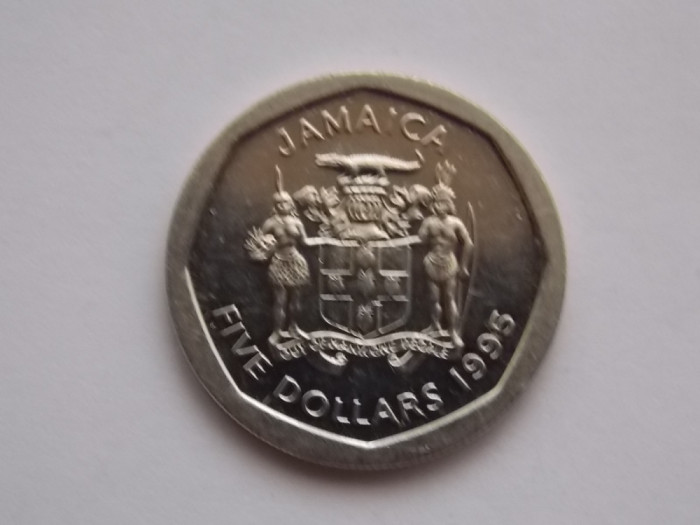 5 DOLLARS 1995 JAMAICA