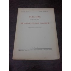 Buletinul Comisiunii Monumentelor istorice, octombrie decembrie 1931