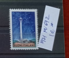 TS21 - Timbre serie Soumi-Finland - Finlanda - 1971 Mi692