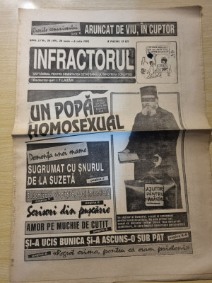 ziarul infractorul 30 iunie-6 iulie 1992 foto
