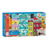 Puzzle - Orasul Animat, 49 piese | Hape