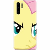 Husa silicon pentru Huawei P30 Pro, Close Up Fluttershy My Little Pony Friendship Is Magic