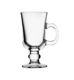 Set 2 Pahare Pasabahce Irish Coffee, 230ml - Pahare Cafea, Ceai, Ciocolata Calda, Design Elegant, Sticla Rezistenta
