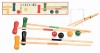 Crocket Egmont Toys, Joc Lemn Interactiv Educativ Gradina, 4 Ciocane, Bile, Porti Metalice, +5 Ani