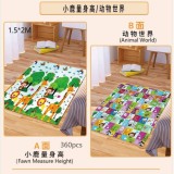 Covoras pentru Copii, Flippy, cu 2 Fete, Model Cerbi-Lumea animalelor, +3 Luni, 150x200x1 cm, Multicolor