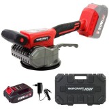 Vibrator pentru gresie si faianta, cu acumulator 2 Ah, ventuza, max 60 kg, Worcraft GartenVIP DiyLine