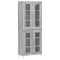 Dulap inalt, gri sonoma, 69,5x34x180 cm, lemn compozit