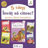 Pachet Invat sa citesc! Nivelul 0. 5 carti interactive pentru cititorii incepatori I