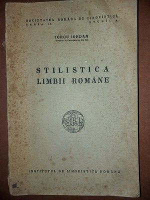 Stilistica limbii romane- Iorgu Iordan
