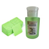 Dispozitiv pentru &icirc;ndepărtarea ojei, 150ml + Tampoane perforate, 90buc