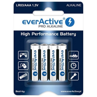 BATERIE ALCALINA LR03 BLISTER 4 BUC EVERACTIVE foto