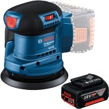 Bosch GEX 185-LI + GBA - Slefuitor cu excentric 125 mm+ Acumulator Li-Ion 18 V 5 Ah