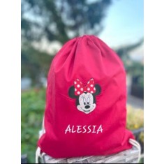 Saculet gradinita personalizat Minnie