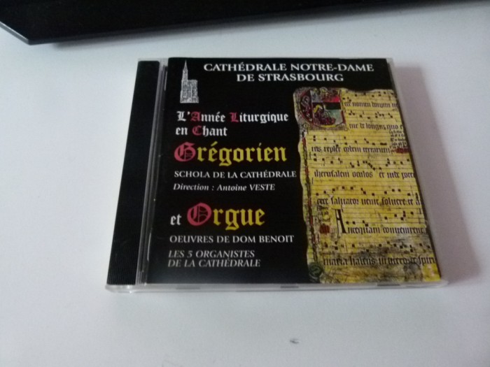 Chant gregorian a Strasbourg, cd