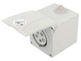 Conector alimentare AC trifazate 16A 400VAC IP44 - SEZ DK