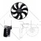 NRF 47410 Ventilator, radiator
