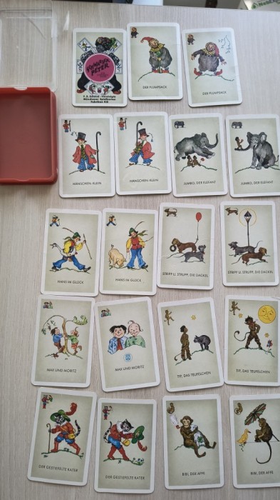 CARTI JOC VINTAGE - SPIELREGEL SCHWARZE PETER