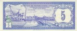 Bancnota Antilele Olandeze 5 Gulden 1984 - P15b UNC