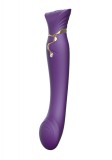 Vibrator Queen G-Spot Puls Wave Purple Heating Bluetooth App Control