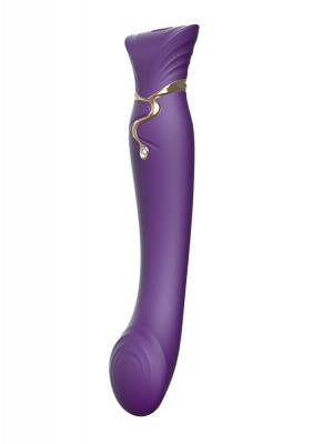 Vibrator Queen G-Spot Puls Wave Purple Heating Bluetooth App Control foto
