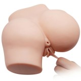 Crazy Bull-Fese cu Vagin si Anus Realiste cu Vibrație-Telecomanda