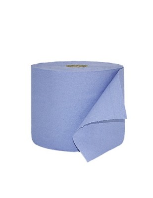 Hartie rola industriala 34 x 22 cm, Mega Blue 3 500, 3 str, 170 m foto