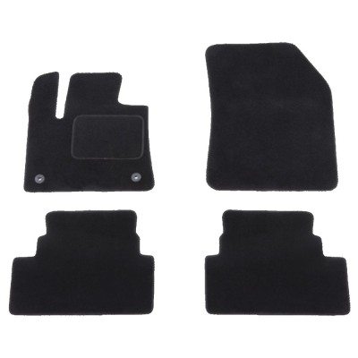 Set covorase auto mocheta Velor OPEL GRANDLAND X, 06.2017-08.2021; GRANDLAND, 07.2021-, negru, foto