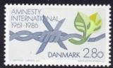 C5544 - Danemarca 1986 - Amnesty nestampilat MNH
