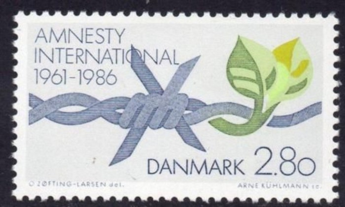 C5544 - Danemarca 1986 - Amnesty nestampilat MNH