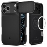 Husa MagSafe pentru Apple iPhone 18 Pro Max / 17 Pro Max, Spigen, Optik Armor, Neagra ACS09900