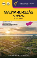 Magyarorsz&amp;aacute;g aut&amp;oacute;atlasz 1:250 000 (kicsi) - Cartographia Kft. foto