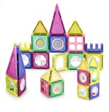 Joc de constructie magnetic-34 piese