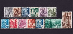 ✅ ( S36 )Germania 1947 -Emisiunile Aliatilor -Zona franceza -Baden&quot; Personalitati/vederi Baden&quot; ,serie Mi. 1/13 , MH - mici sarniere
