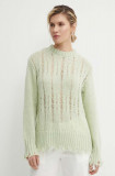 Cumpara ieftin R&eacute;sum&eacute; pulover din amestec de lana AnnoraRS Knit Pullover femei, culoarea verde, 20321113