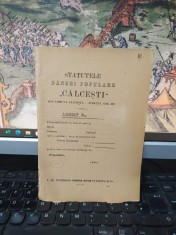 Statutele Băncei Populare C&acirc;lcești, azi sat &icirc;n comuna Godinești, județul Gorj, T&acirc;rgu Jiu 1904, 013
