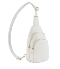 Geanta de umar pentru femei Telena Sling Bag, piele PU, bej - RESIGILAT
