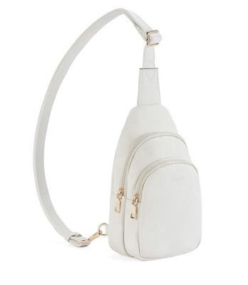 Geanta de umar pentru femei Telena Sling Bag, piele PU, bej - RESIGILAT foto